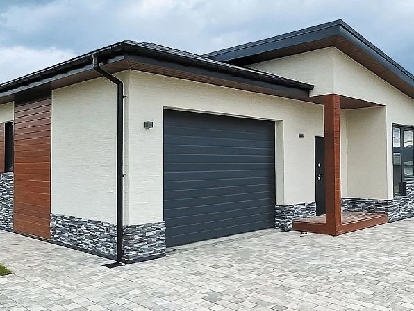 Секционные ворота 3600х2600 мм антрацитовые DoorHan RSD02, ivanovo.doorhan.ru