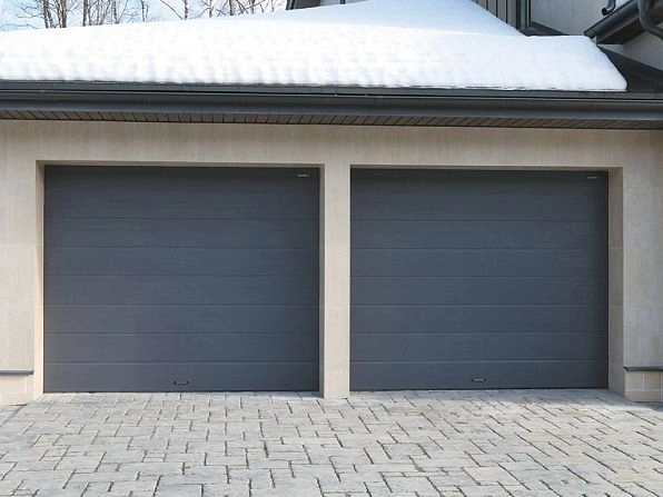 Секционные ворота 3600х2600 мм антрацитовые DoorHan RSD02, ivanovo.doorhan.ru